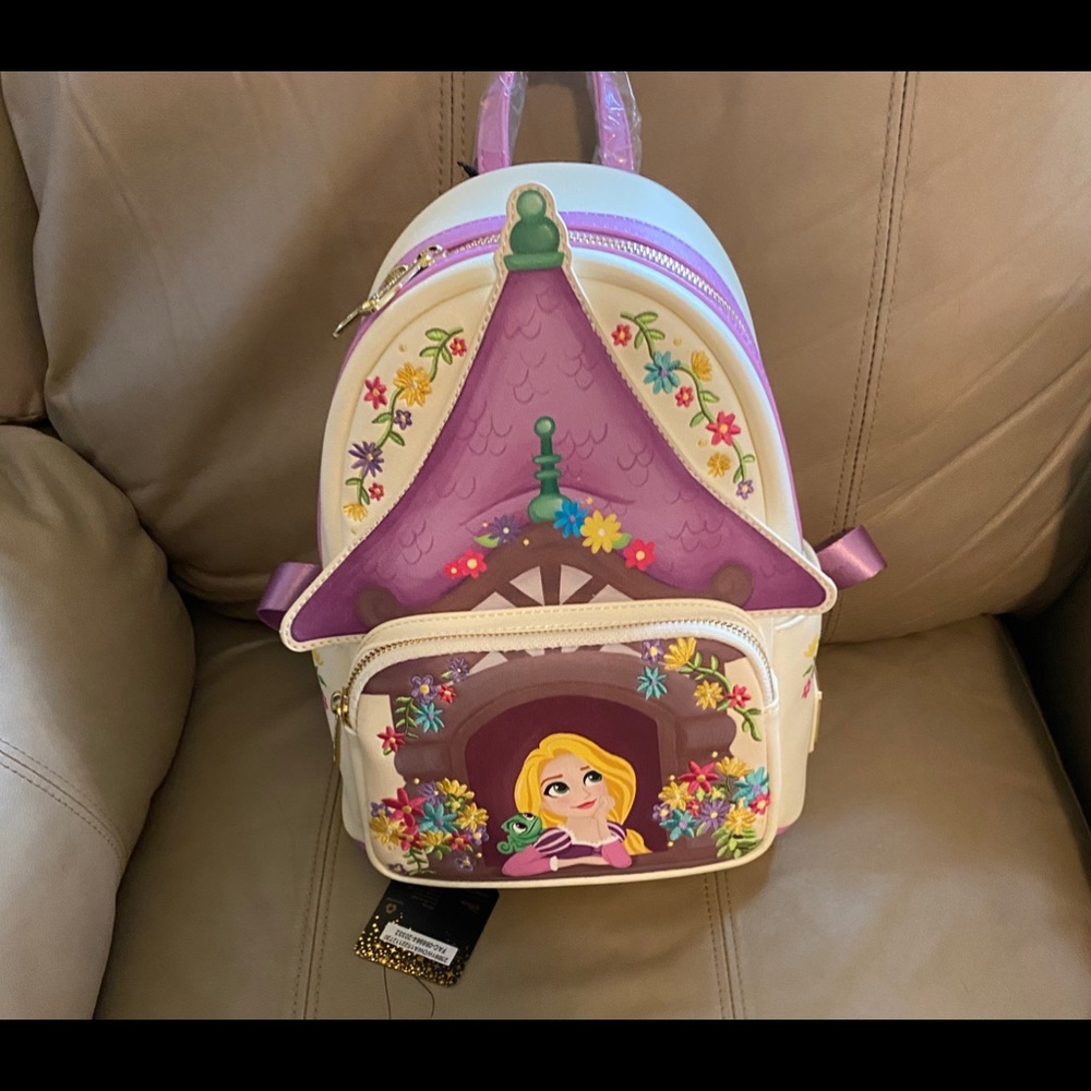 Rapunzel Disney and Loungefly Backpack